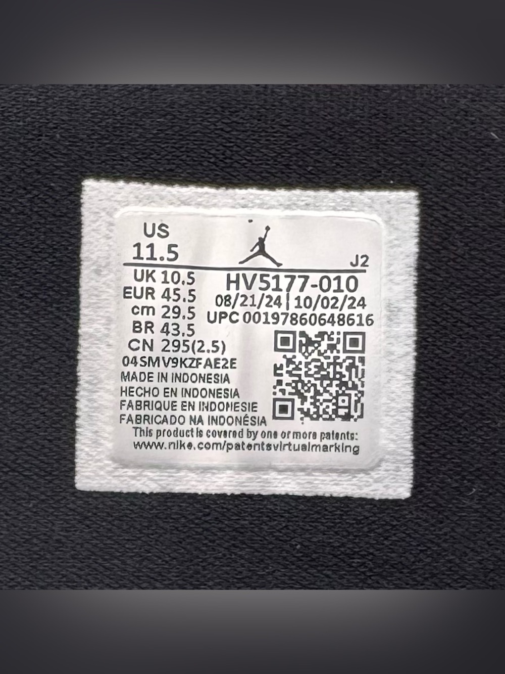 Air Jordan 1 Mid Black Light Smoke Grey Men s 11.5 HV5177-010 Sneakers - Picture 8 of 8